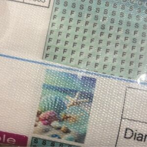 Diamond Painting Kit Craft with Colorful Ocean Shell Design